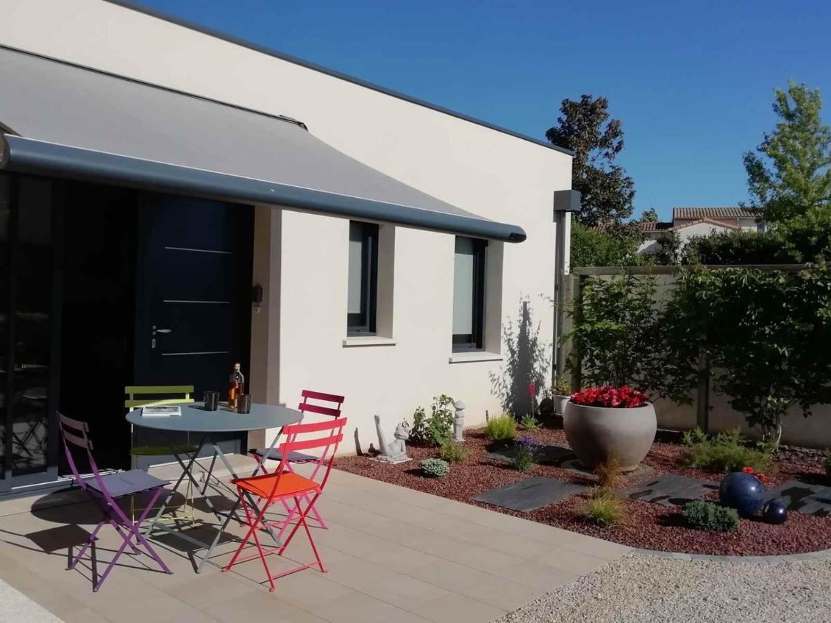 Villa Au Grain D'Orge Echire Exterior foto